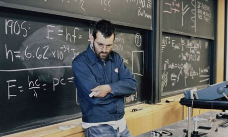 Mark Oliver Everett, better known as "Mr. E" or simply "E," contemplates the mysteries of physics.